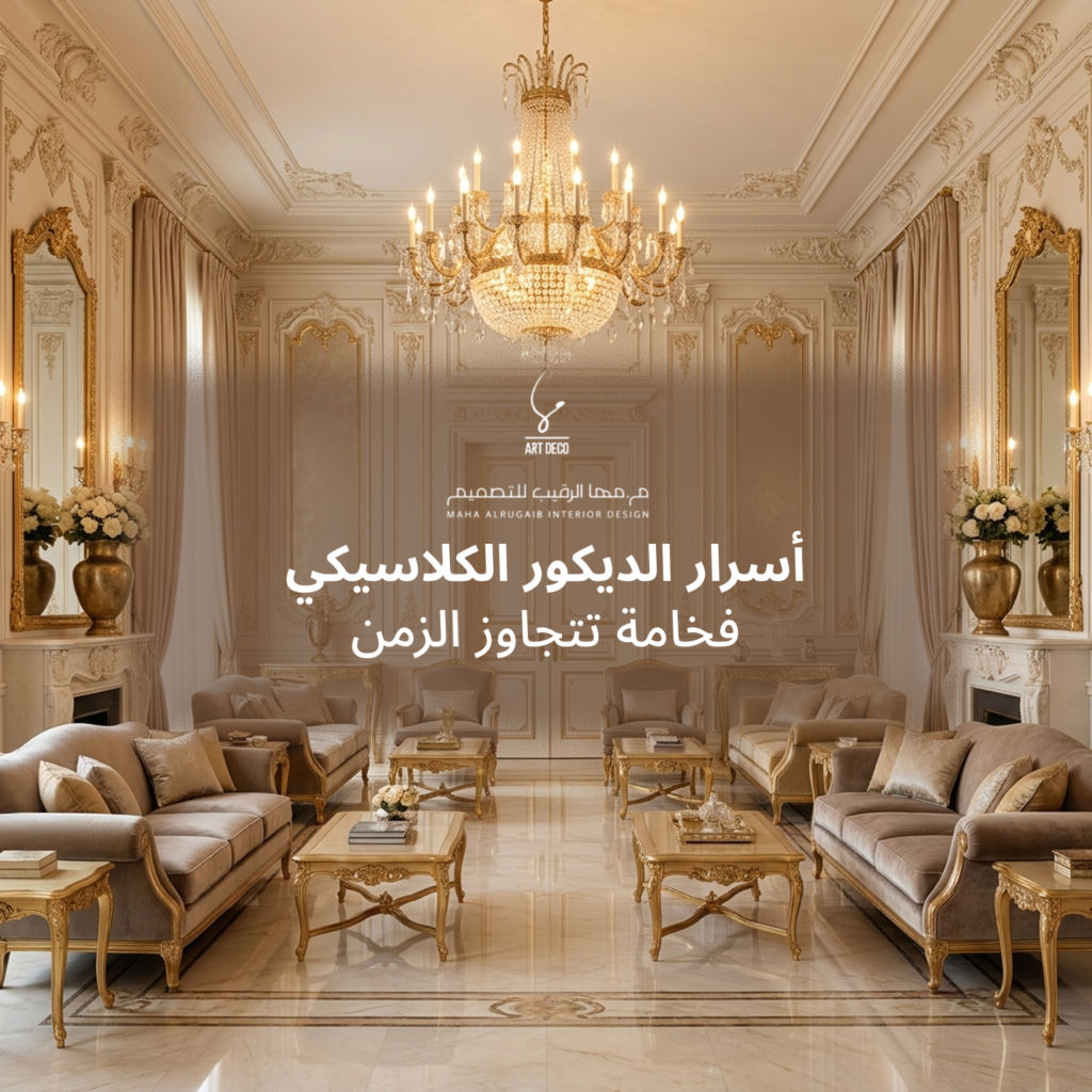 تصاميم فلل كلاسيك من الداخل