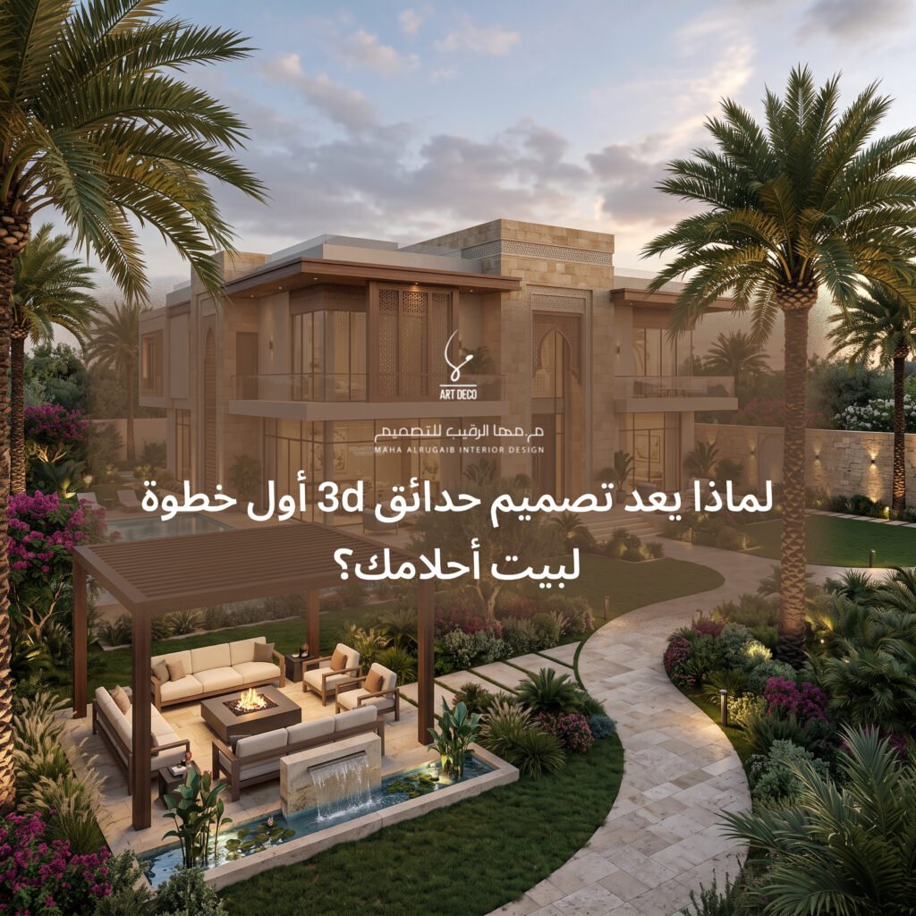 تصميم حدائق 3d